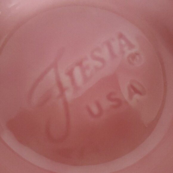 Fiestaware Fiesta 44 Oz Covered Ceramic Teapot Dish Container Pitcher Peony Pink - Picture 5 of 16